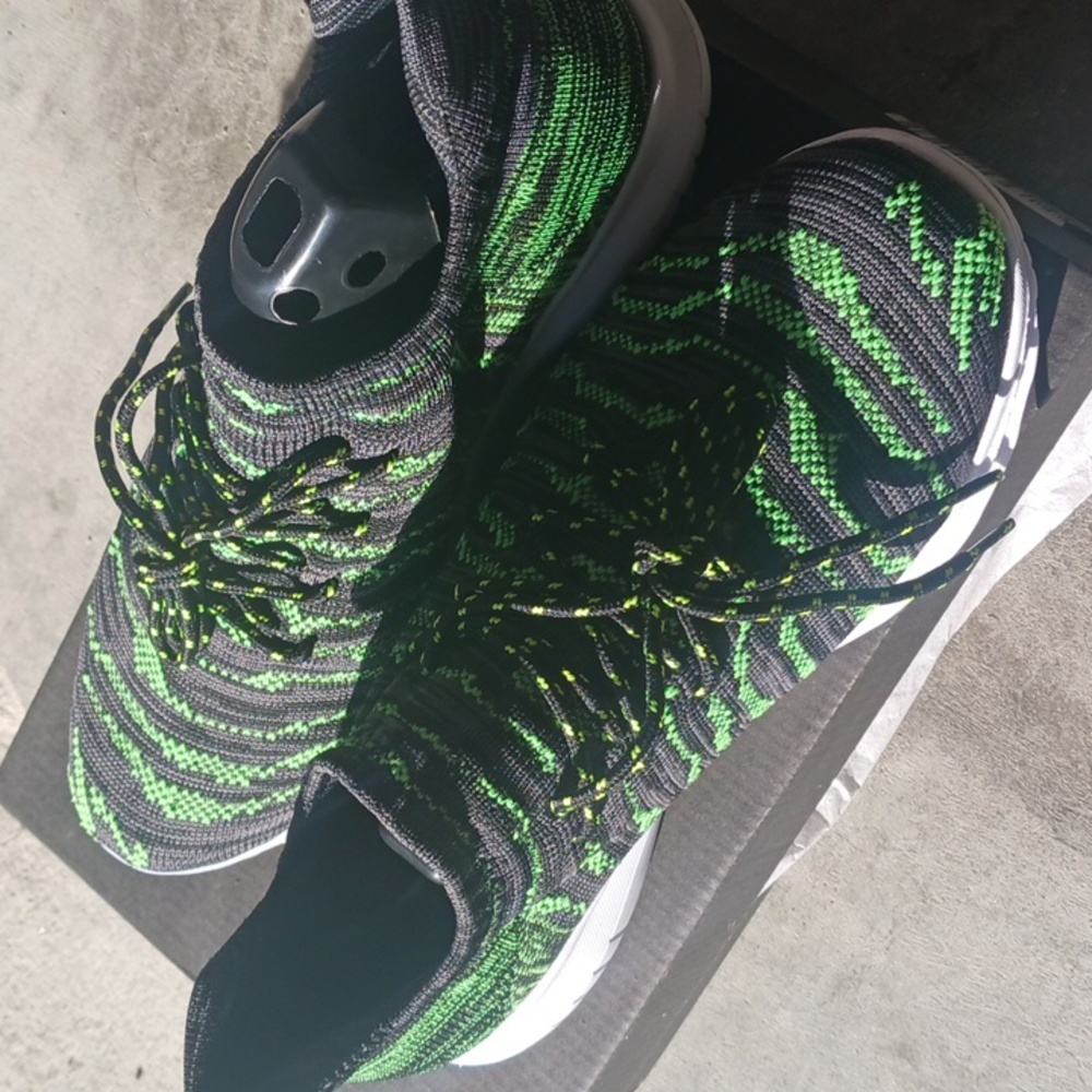 Young Lingen Men's Walking Shoes Green/Black Size 8.5